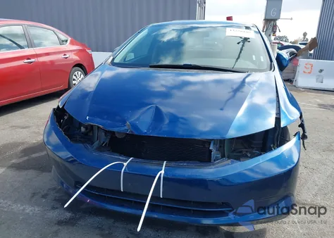 2012 Honda Civic Lx из США, поврежденный, VIN 19XFB2F54CE335762